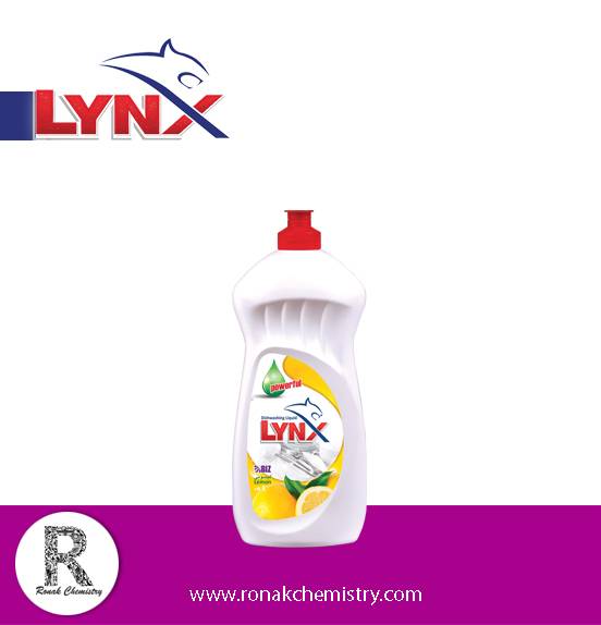 مایع ظرفشویی لینکس با رایحه لیمو نیم لیتری